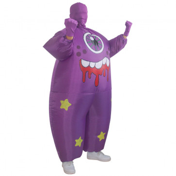 Purple One Eye Monster Inflatable Costume
