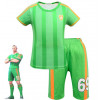Fortnite Costume Verde Della Pelle Di Calcio