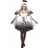 Delle Donne Angelo Completo Costume Cosplay Bianco