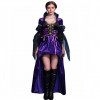 Halloween Ballo In Maschera Di Fantasia Male Regina Costume Vestito Viola