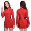 Star Trek Costume Cosplay Rosso Della Flotta Stellare Uniforme Per Le Donne
