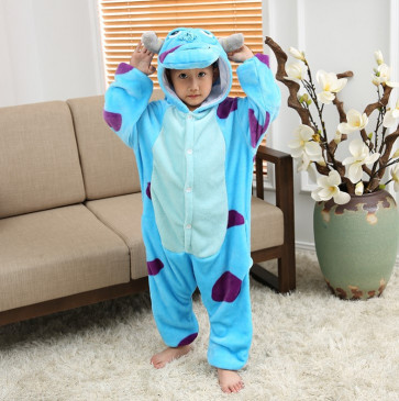 Kids Sully Monsters Inc Onesie Jumpsuit Costume