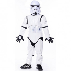 Boys Deluxe Stormtrooper Costume With Mask