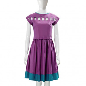 Stranger Things Nancy Wheeler Purple Dress Costume