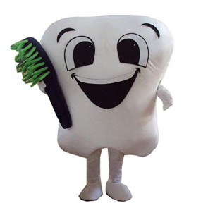 Giant Dentist Tooth Mascot Costume