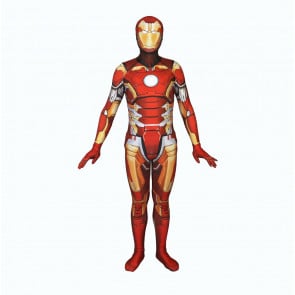 Complete Iron Man Lycra Cosplay Costume