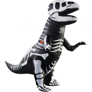 Giant Fossil Skeleton T-Rex Dinosaur Inflatable Costume