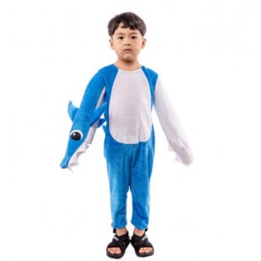Toddler Baby Shark Daddy Shark Costume - Blue