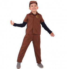 UPS Delivery Guy Boys Costume