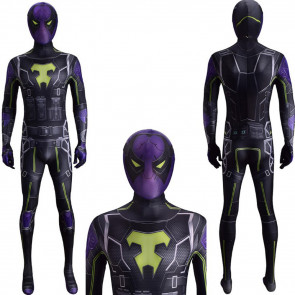 Spider-Man Miles Morales Aaron Davis Prowler Suit Costume