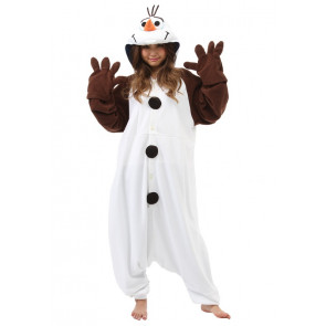 Disney Snowman Olaf Cosplay Costume For Adults Halloween Costume