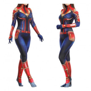 Deluxe Captain Marvel Women's Costume