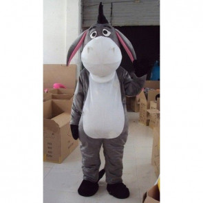 Giant Grey Donkey Mascot Costume