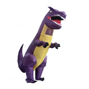 Purple Dino Inflatable Costume