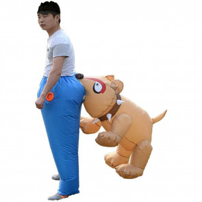 Dog Biting Butt Inflatable Costume