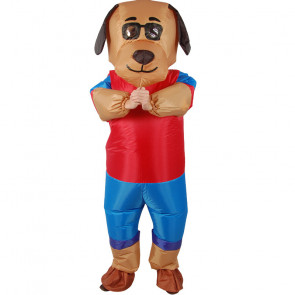 Happy Dog Inflatable Costume
