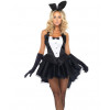 Halloween Sexy Bunny Girl kjole og ører Kvinders kostume