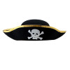 Halloween Prop Pirate Hat Guld kostume