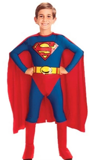 Boys Superman Halloween Cosplay Costume