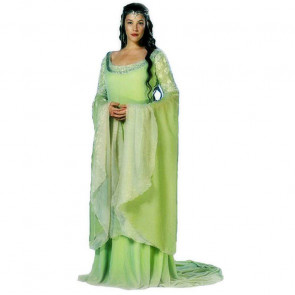 Arwen Green Wedding Dress Lord of the Rings Cosplay Costume