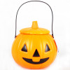Halloween Plastic pumpa Lantern ljus Candy Bag