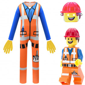 Boys Lego Movie 2 Emmet Deluxe Costume