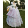 Jenter Fairy Gudmor Nye Cinderella Cosplay Kostyme