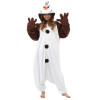 Disney Snowman Olaf Cosplay Kostyme For Voksne Halloween Kostyme