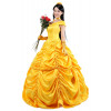 Disney Belle Princess Dress Costume Cosplay Outfit For Barn Og Voksne Halloween Kostyme