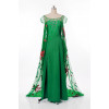 Jenter Elsa Frossen Feber Deluxe Kostyme Green Dress
