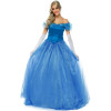 Ny Cinderella Blue Dress Cosplay Kostyme