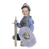 Halloween Rollespill Kids Crusader Knight Costume Sword, Hjelm, Skjold, Brystplate