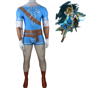 The Legend of Zelda: Breath of the Wild Link Cosplay Costume Suit