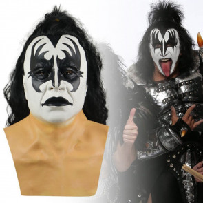 Kiss Gene Simmons Mask Cosplay Costume