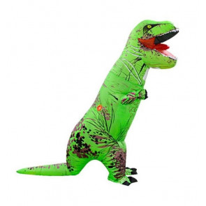 Rex Green Dinosaur Inflatable Costume