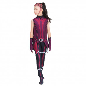 Kids Scarlet Witch Wanda WandaVision Marvel Cosplay Costume