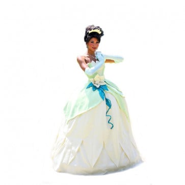 Disney Tiana Beauty Princess Cosplay Costume Dress For Adults Halloween Costume