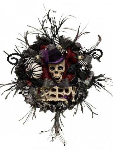 Skull Door Halloween Decoration Set