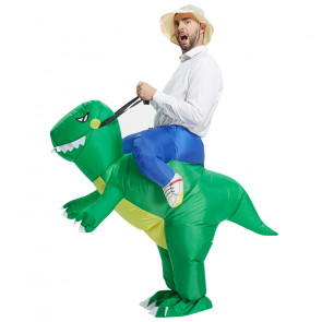 Inflatable Riding Dinosaur Costume