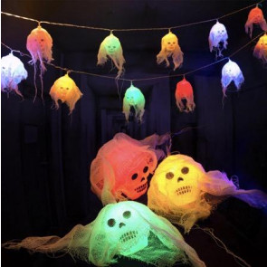 Skull LED Lights Halloween Decoration 2.5M