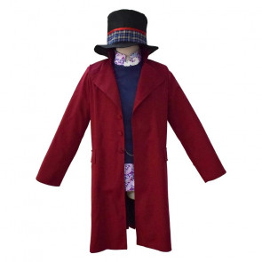Charlie and the Chocolate Factory Cosplay Willy Wonka Costume