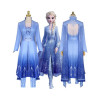 Elsa Vestido Azul Congelado 2 Fantasia Para Mulheres