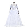 Alice No Wonderland Branco Rainha Traje Dress