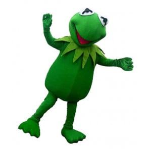 Giant Kermit the Frog Mascot Costume