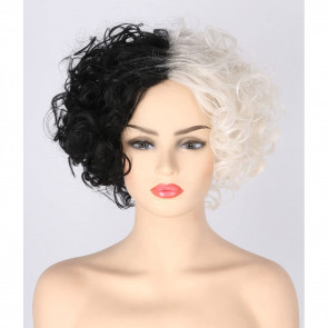Cruella De Vil Cosplay Costume Wig Hair