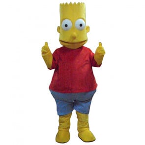 Giant Bart Simpson Mascot Costume