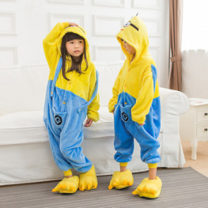 Kids Minion Onesie Jumpsuit Costume