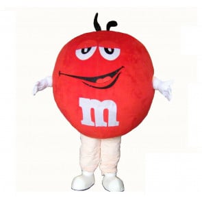 Giant Red M&M Mascot Costume