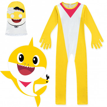 Kids Daddy Yellow Shark Costume