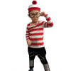Kinder Wo Ist Waldo Wally Kostüm